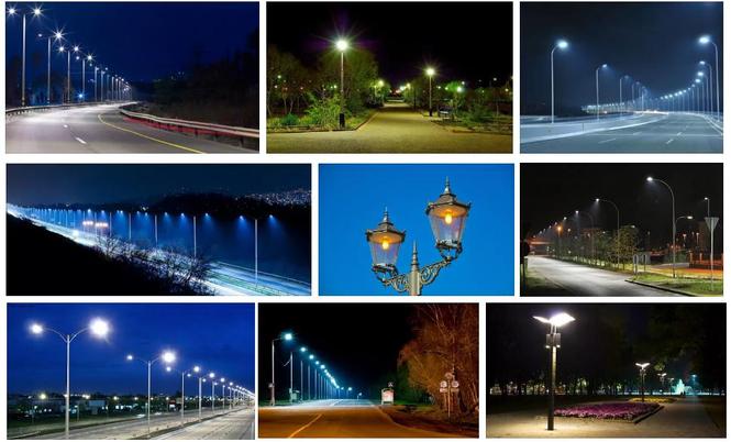 Применение уличных светильников